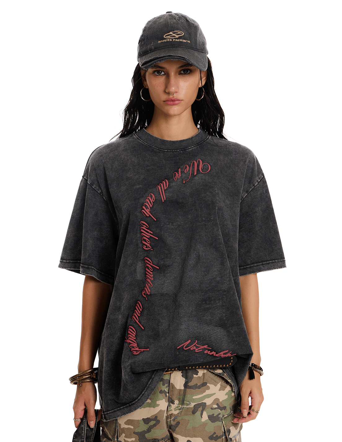 Vintage Washed Oversized Graphic Tee - COPPING THREADS - 0123Start Hauptbild