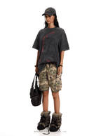 Vintage Washed Oversized Graphic Tee - COPPING THREADS - 0123Start