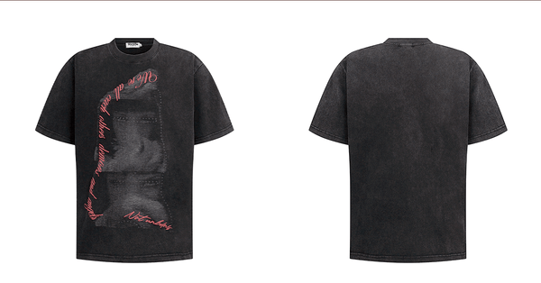 Vintage Washed Oversized Graphic Tee - COPPING THREADS - 0123Start