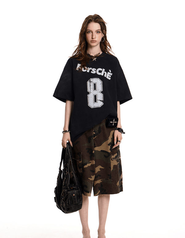 Vintage Washed Oversized Graphic Tee - COPPING THREADS - CT Select