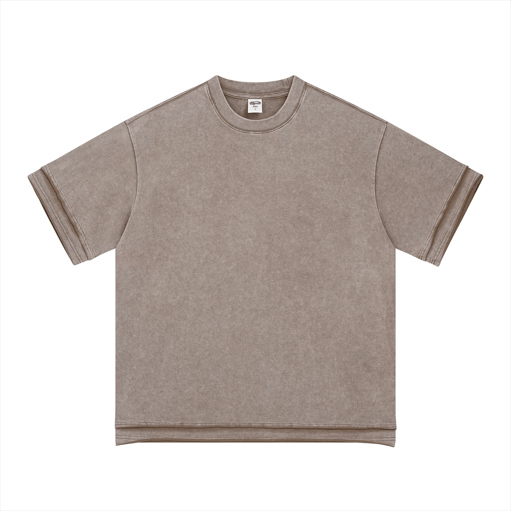 Vintage Washed Rolled Hem Tee - COPPING THREADS - CT Basics