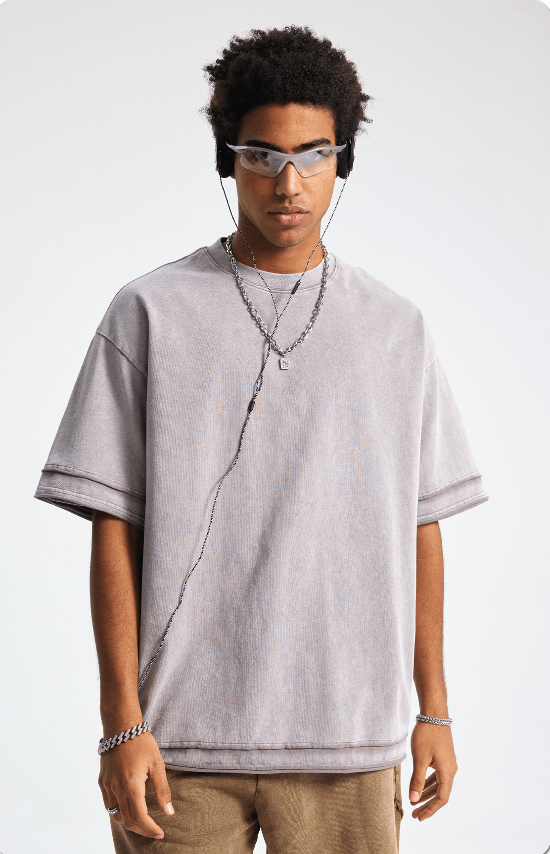 Vintage Washed Rolled Hem Tee - COPPING THREADS - CT Basics