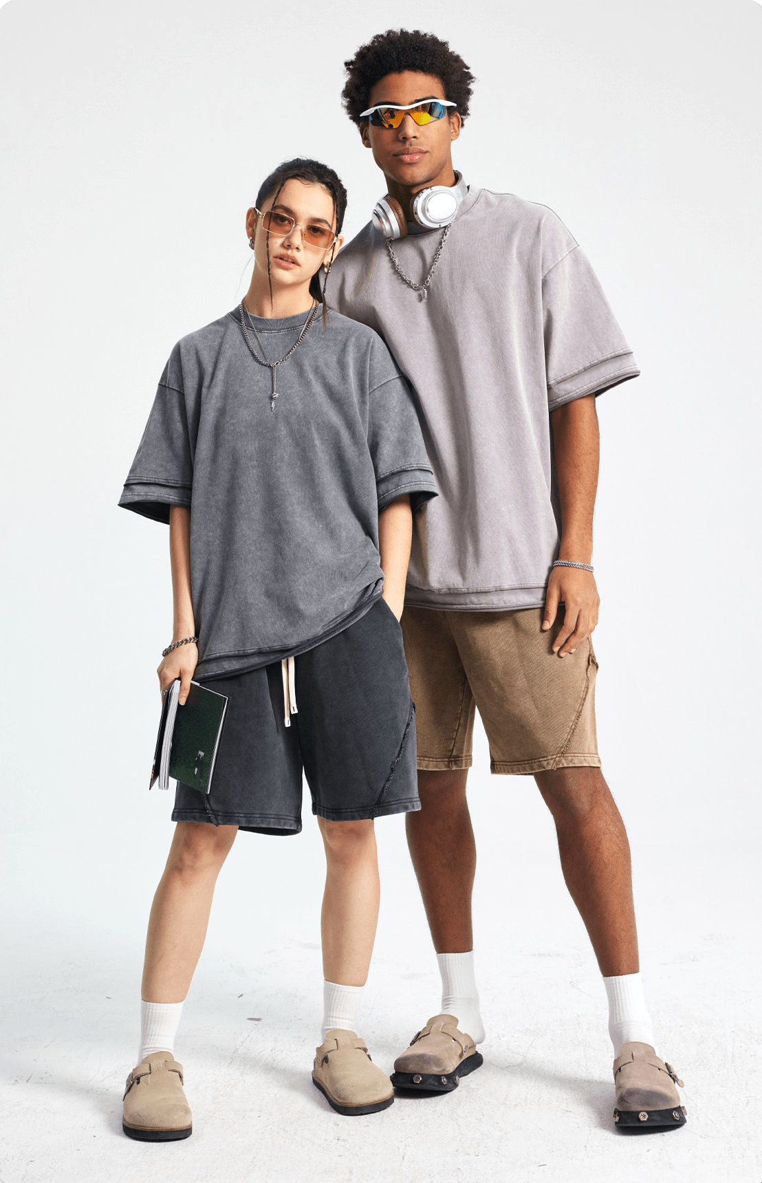 Vintage Washed Rolled Hem Tee - COPPING THREADS - CT Basics