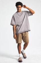 Vintage Washed Rolled Hem Tee - COPPING THREADS - CT Basics