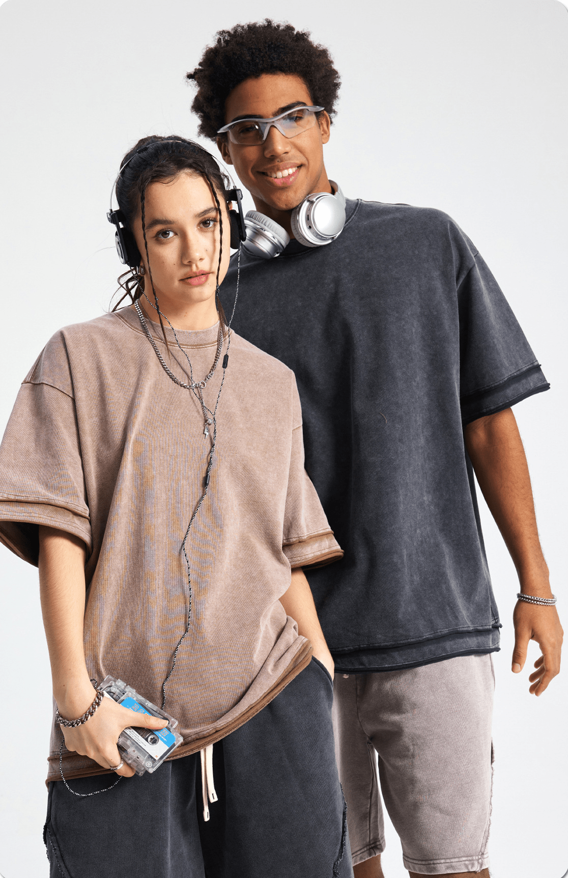 Vintage Washed Rolled Hem Tee - COPPING THREADS - CT Basics