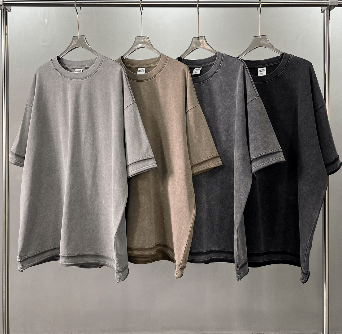 Vintage Washed Rolled Hem Tee - COPPING THREADS - CT Basics