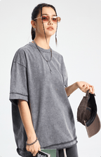 Vintage Washed Rolled Hem Tee - COPPING THREADS - CT Basics