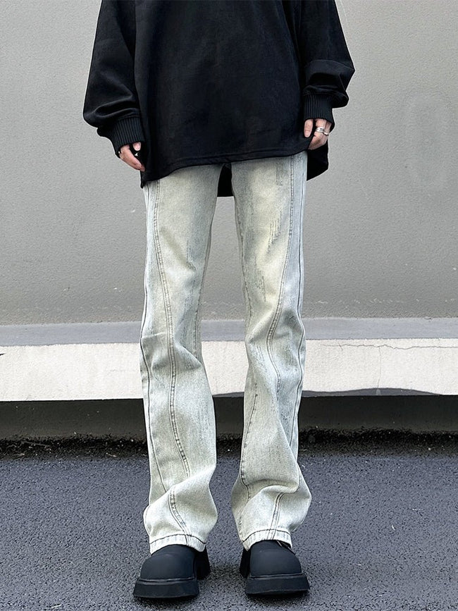 Vintage Washed Straight Denim - COPPING THREADS - CT Select Hover Image
