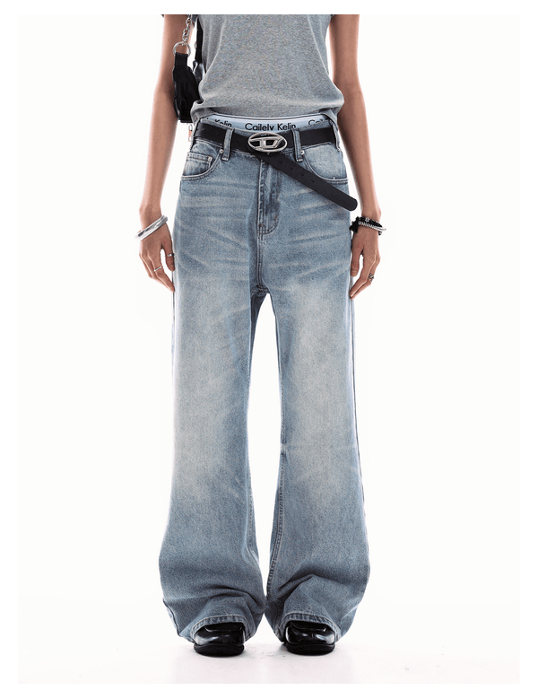 Vintage Washed Straight - Leg Denim - COPPING THREADS - 0123Start