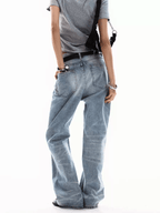 Vintage Washed Straight - Leg Denim - COPPING THREADS - 0123Start