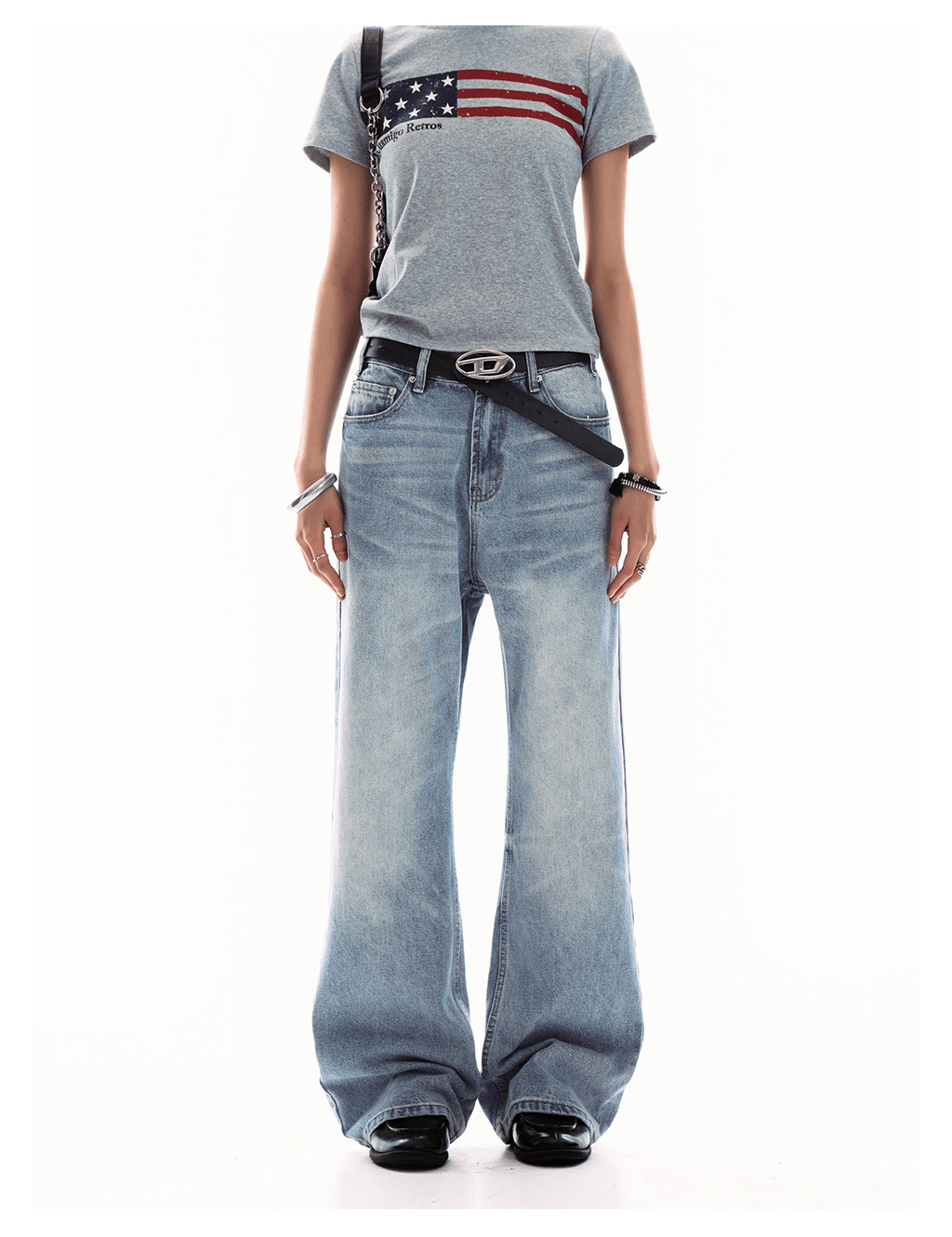 Vintage Washed Straight - Leg Denim - COPPING THREADS - 0123Start