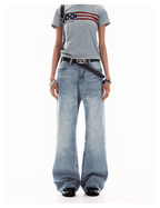 Vintage Washed Straight - Leg Denim - COPPING THREADS - 0123Start