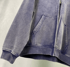 Vintage Washed Zip - Up Hoodie - COPPING THREADS - CT Basics