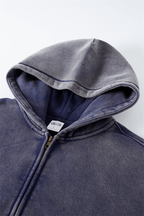 Vintage Washed Zip - Up Hoodie - COPPING THREADS - CT Basics