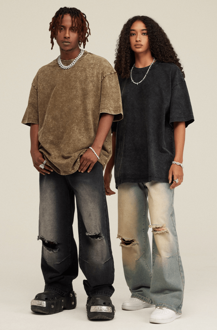 Vintage Wax - Dyed Washed Heavyweight Tee - COPPING THREADS - CT Basics