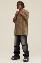 Vintage Wax - Dyed Washed Heavyweight Tee - COPPING THREADS - CT Basics