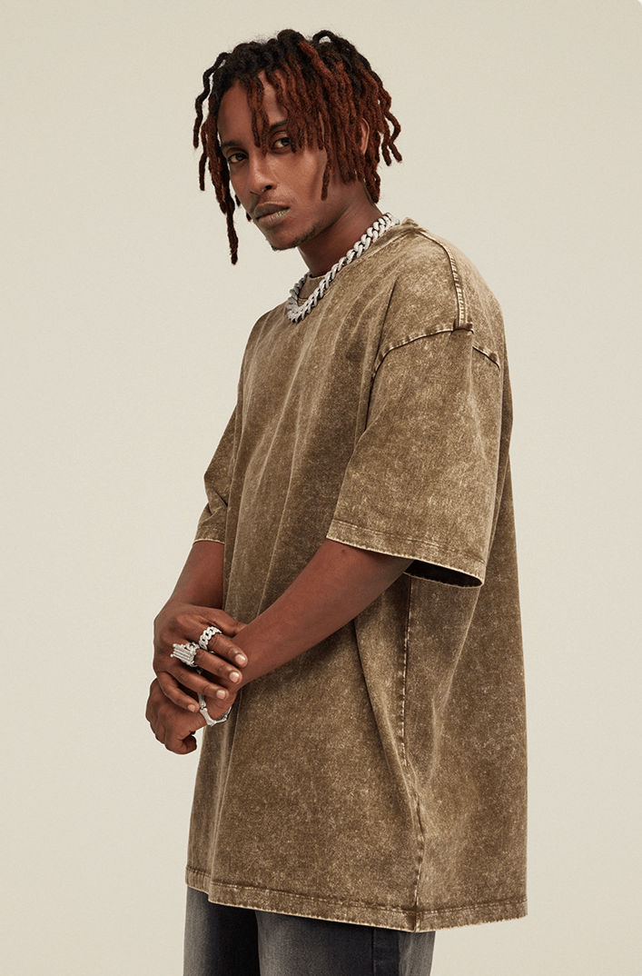 Vintage Wax - Dyed Washed Heavyweight Tee - COPPING THREADS - CT Basics