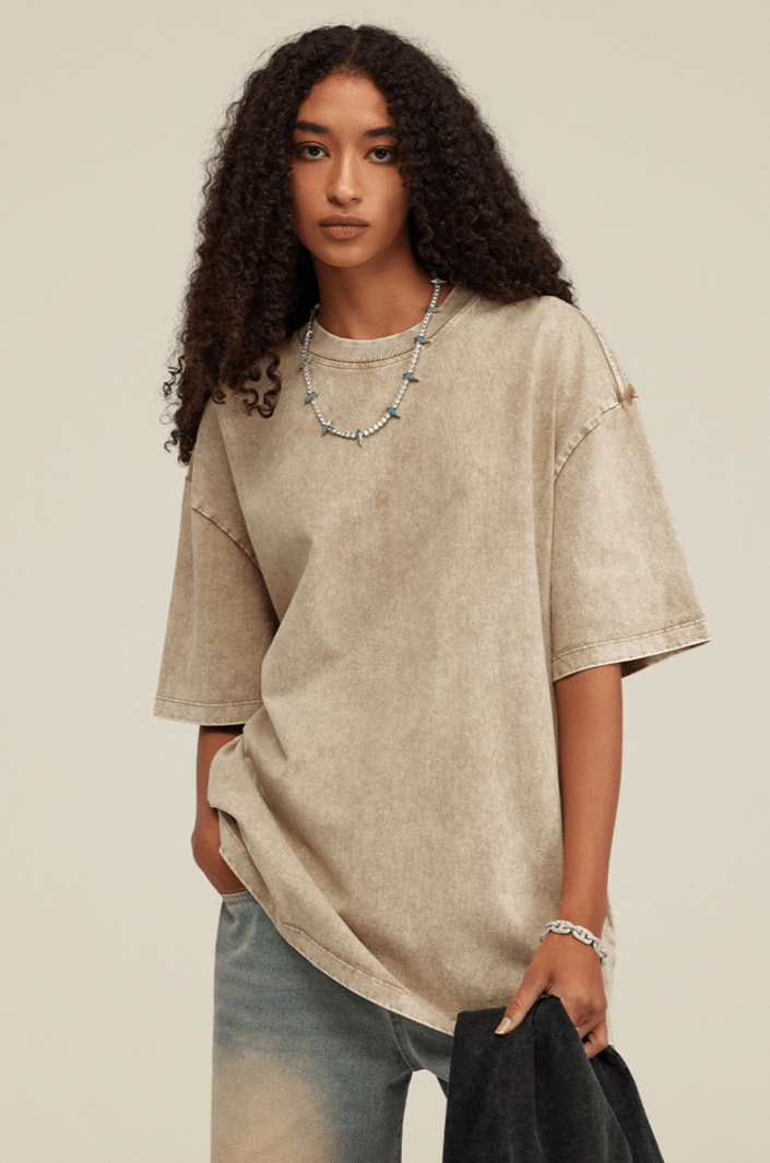 Vintage Wax - Dyed Washed Heavyweight Tee - COPPING THREADS - CT Basics