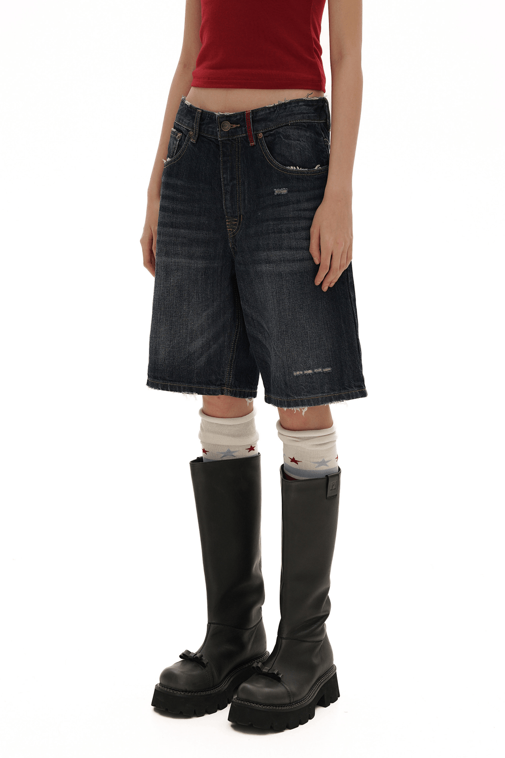 Vintage Whisker Spray Wash Denim Pants - COPPING THREADS - MOROMORO