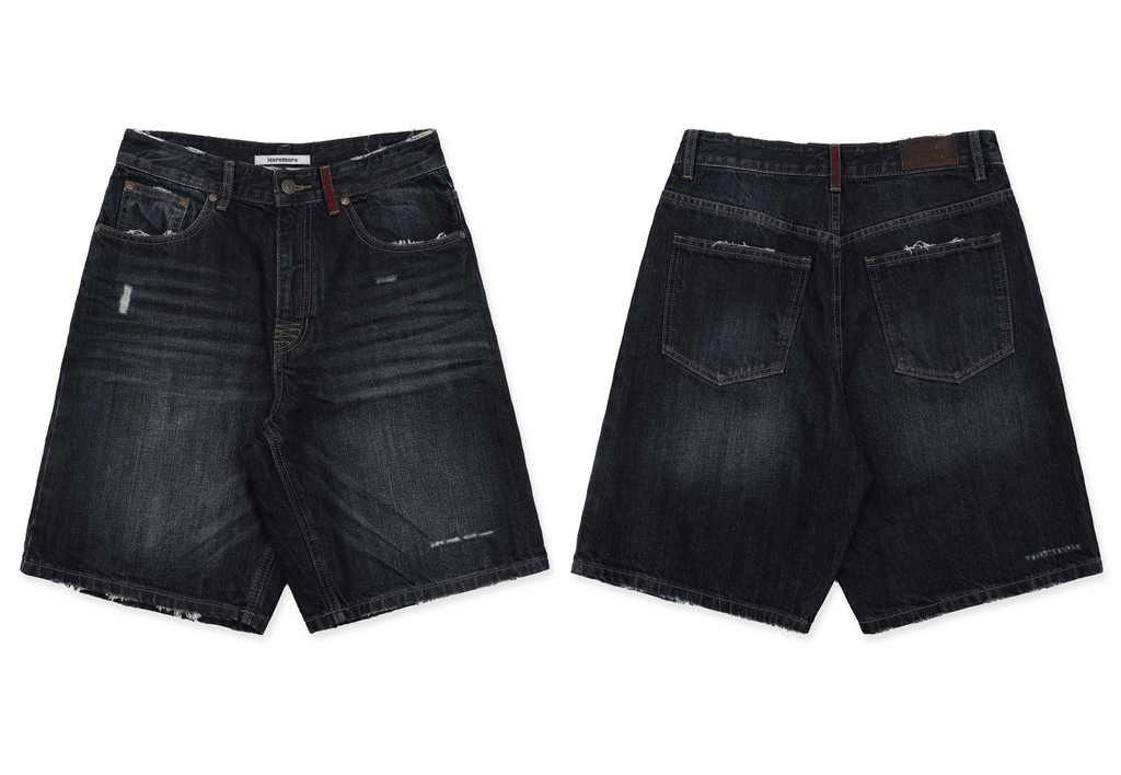 Vintage Whisker Spray Wash Denim Pants - COPPING THREADS - MOROMORO