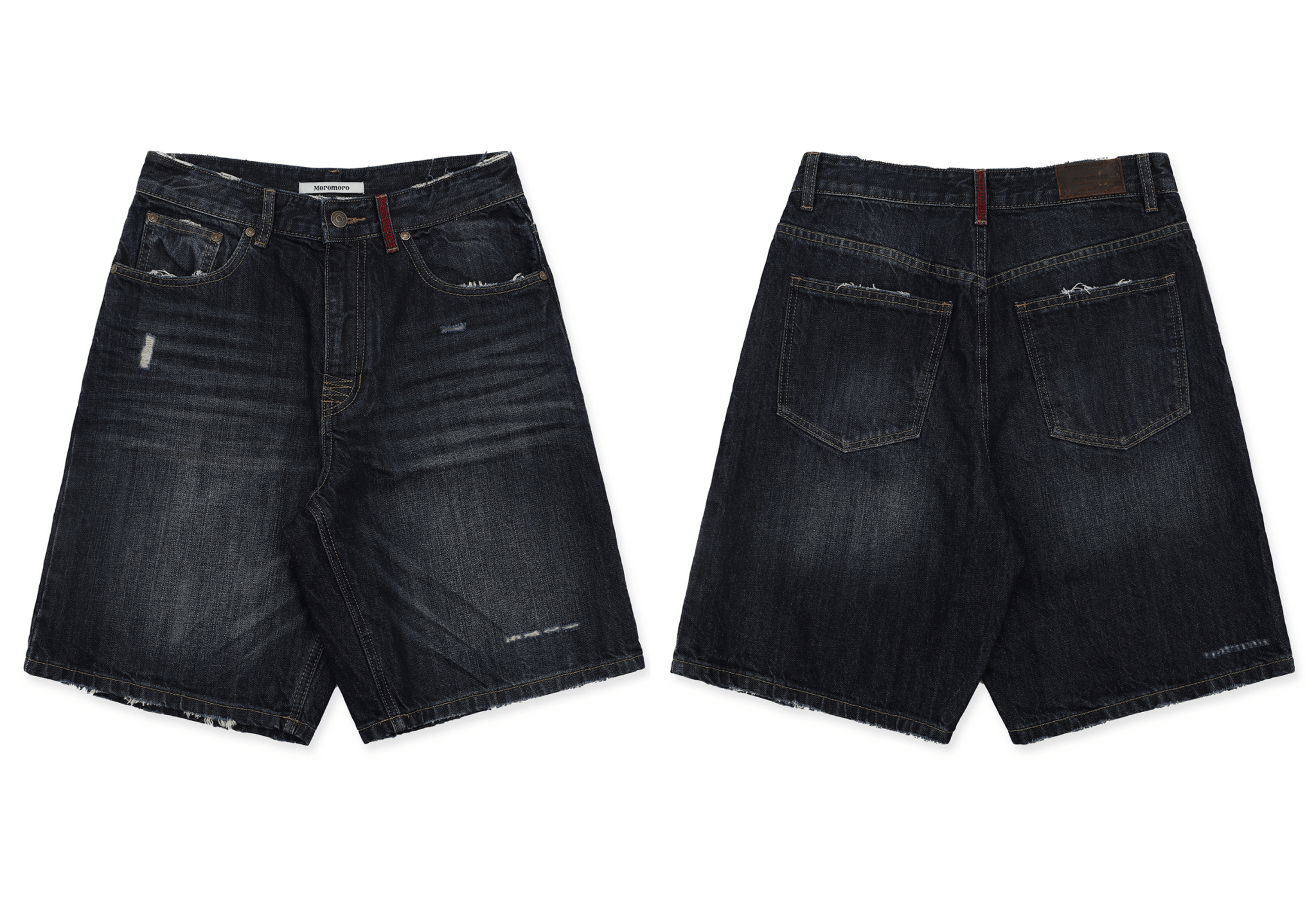 Vintage Whisker Spray Wash Denim Pants - COPPING THREADS - MOROMORO