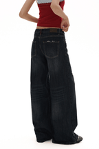 Vintage Whisker Spray Wash Denim Pants - COPPING THREADS - MOROMORO