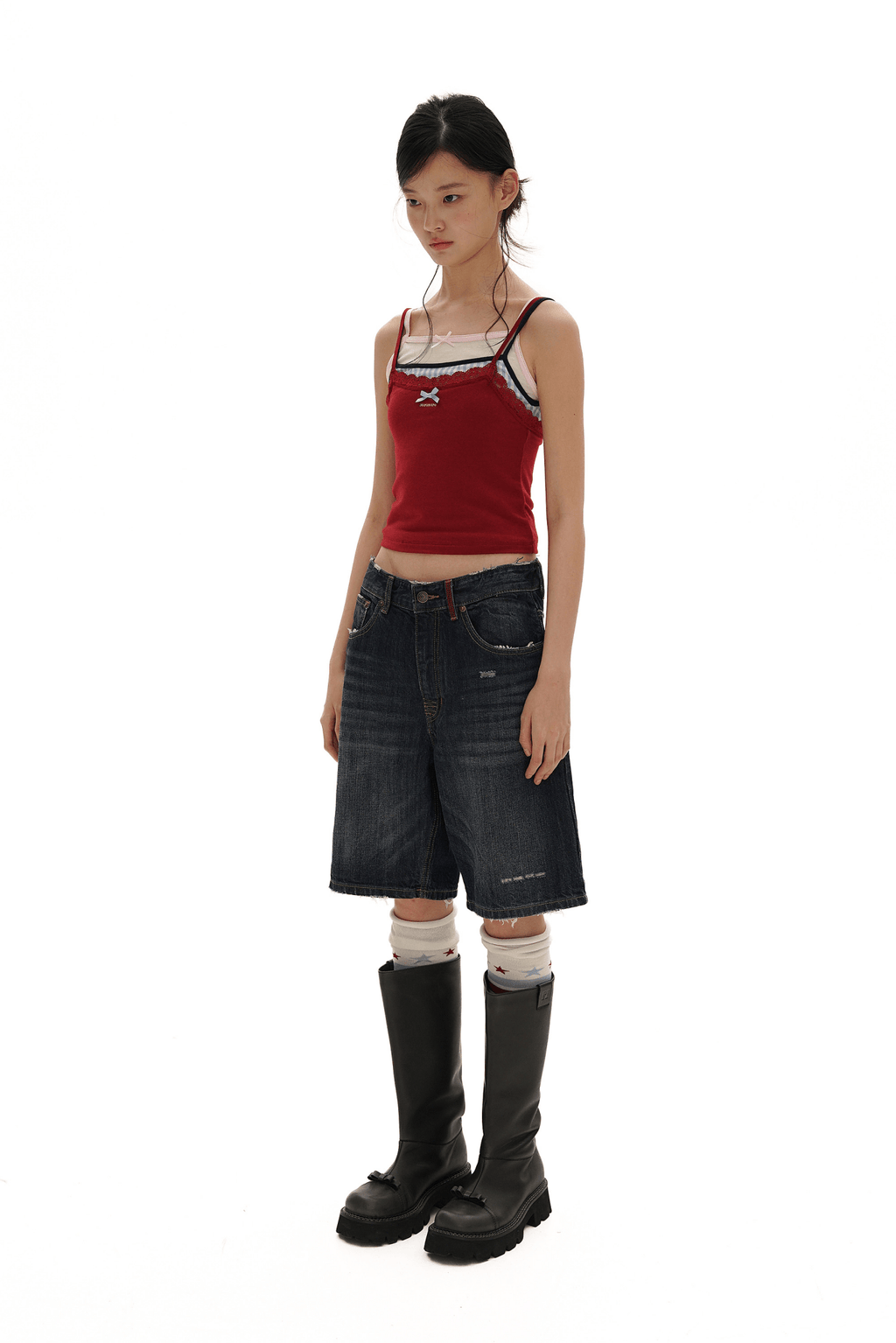 Vintage Whisker Spray Wash Denim Pants - COPPING THREADS - MOROMORO