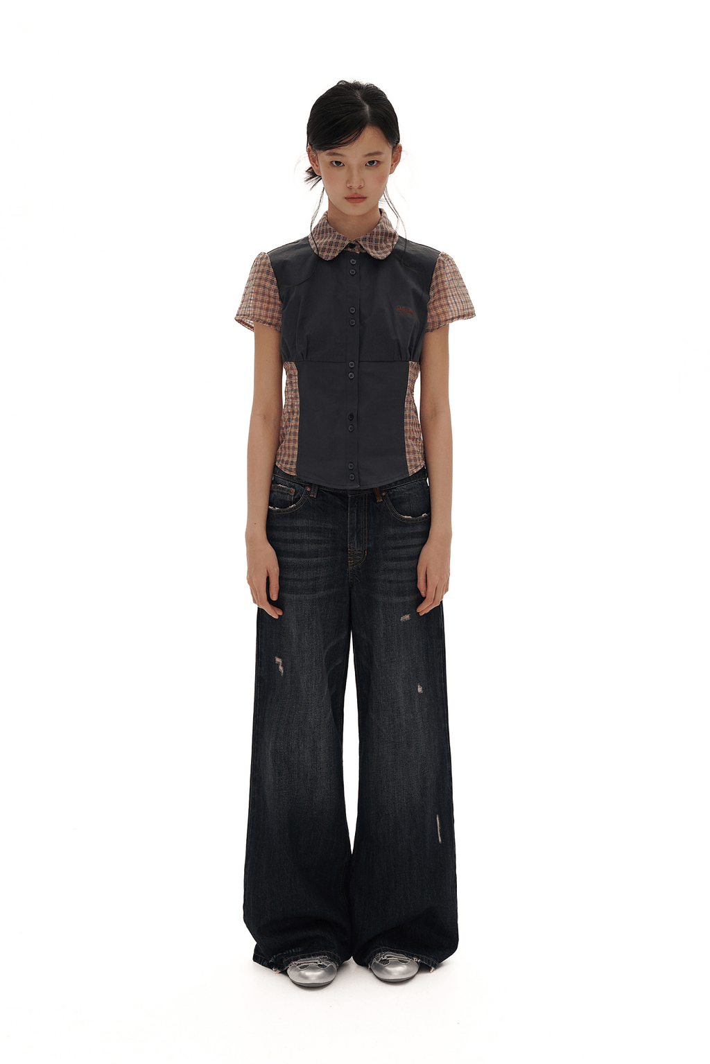 Vintage Whisker Spray Wash Denim Pants - COPPING THREADS - MOROMORO