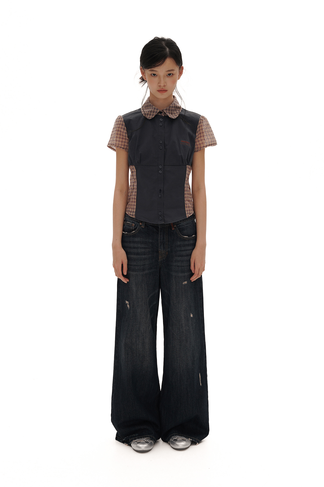 Vintage Whisker Spray Wash Denim Pants - COPPING THREADS - MOROMORO