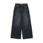 Vintage Whisker Spray Wash Denim Pants - COPPING THREADS - MOROMORO