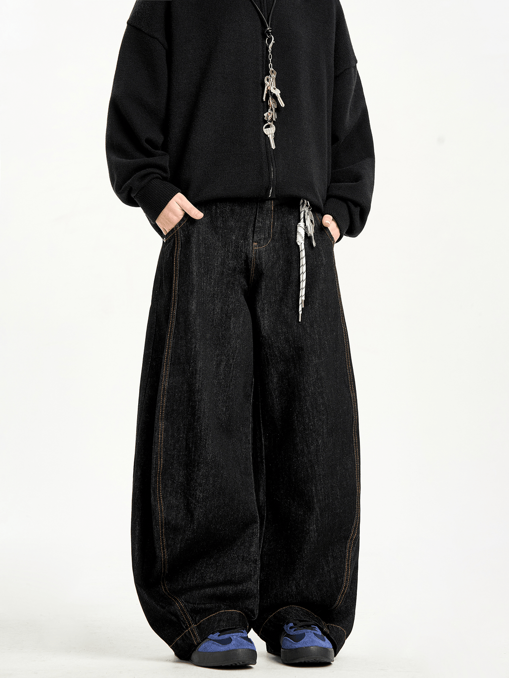 Vintage Wide - Leg Baggy Jeans - COPPING THREADS - CT Select