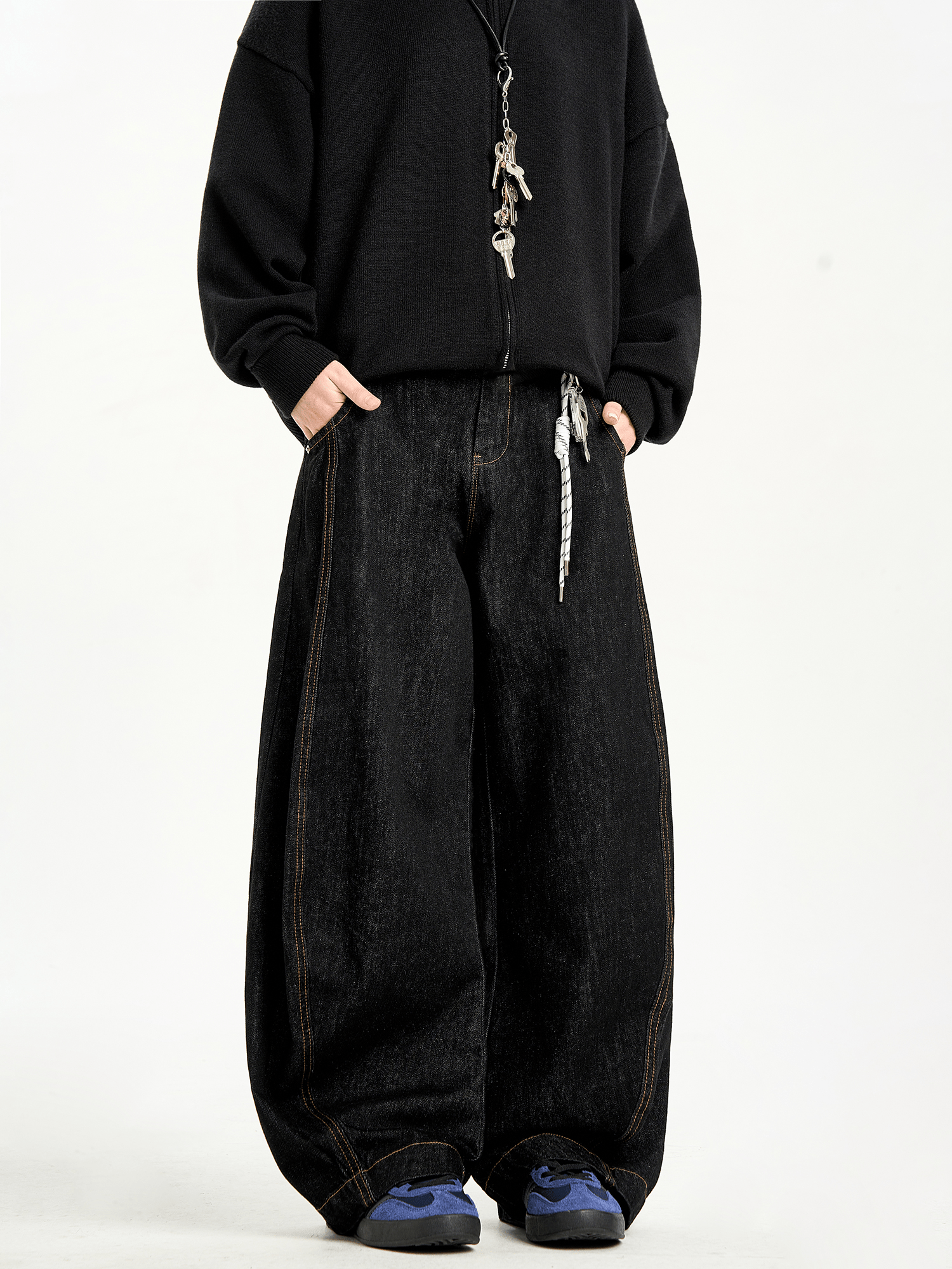 Vintage Wide - Leg Baggy Jeans - COPPING THREADS - CT Select