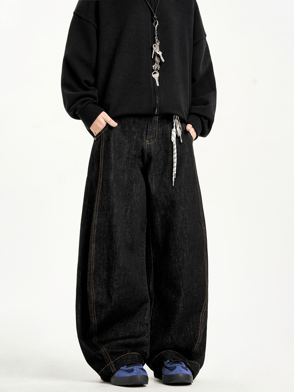Vintage Wide - Leg Baggy Jeans - COPPING THREADS - CT Select