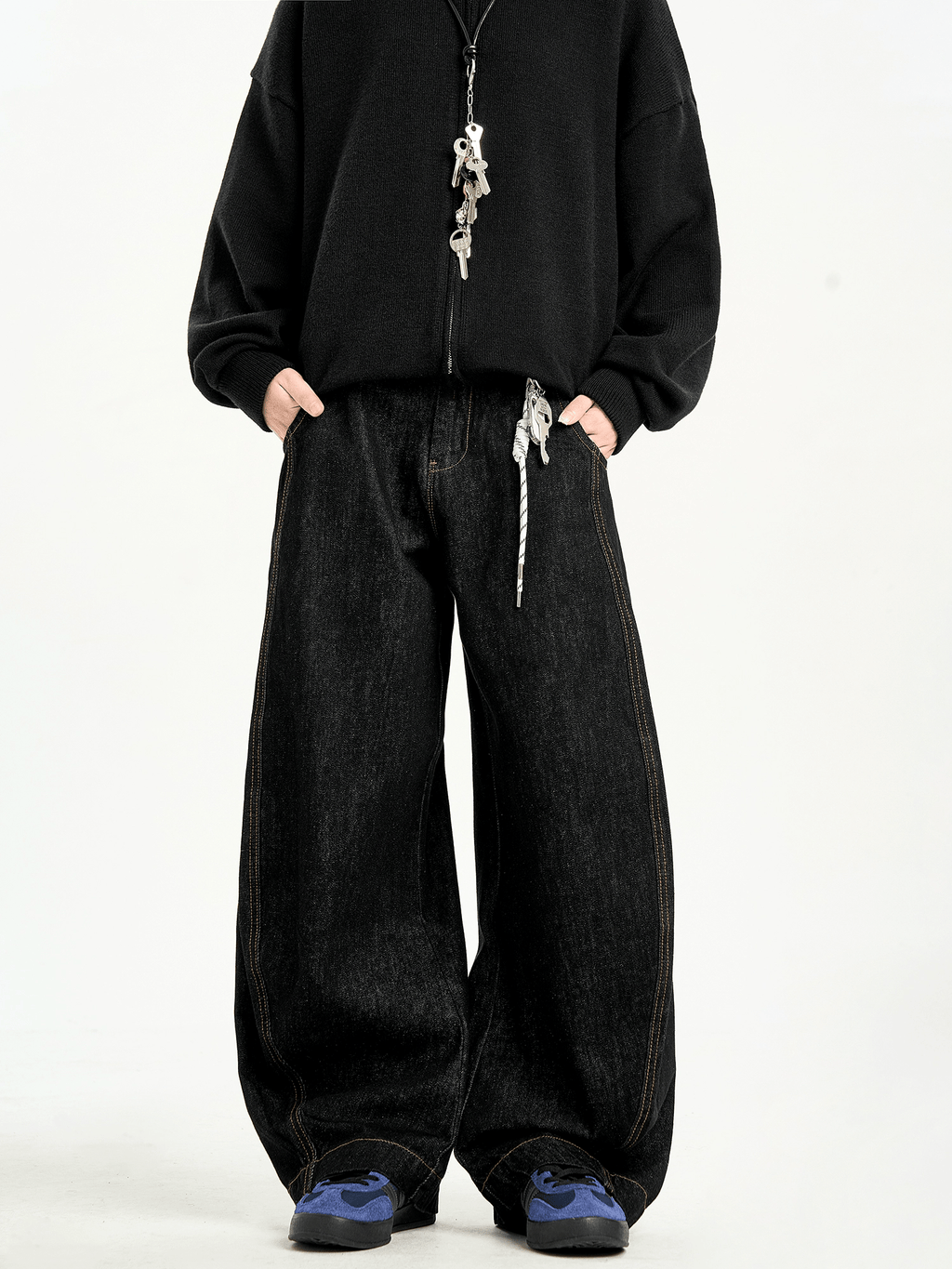 Vintage Wide - Leg Baggy Jeans - COPPING THREADS - CT Select