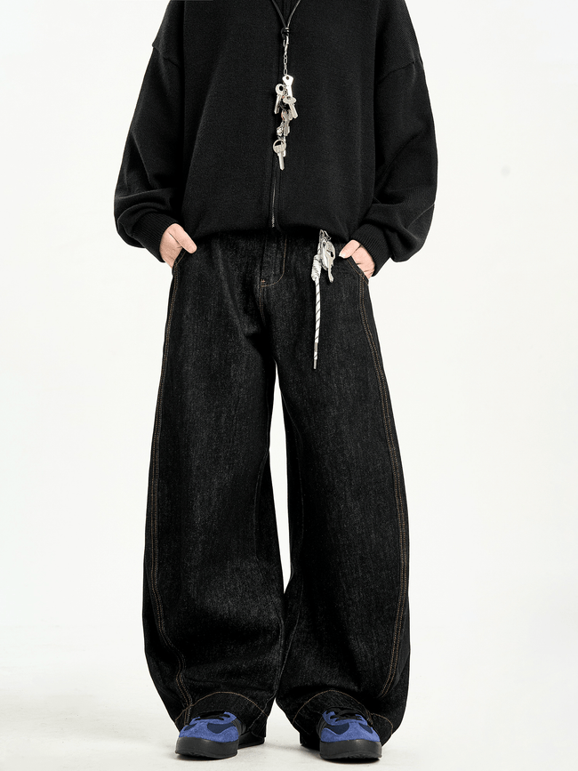 Vintage Wide-Leg Baggy Jeans Main Image