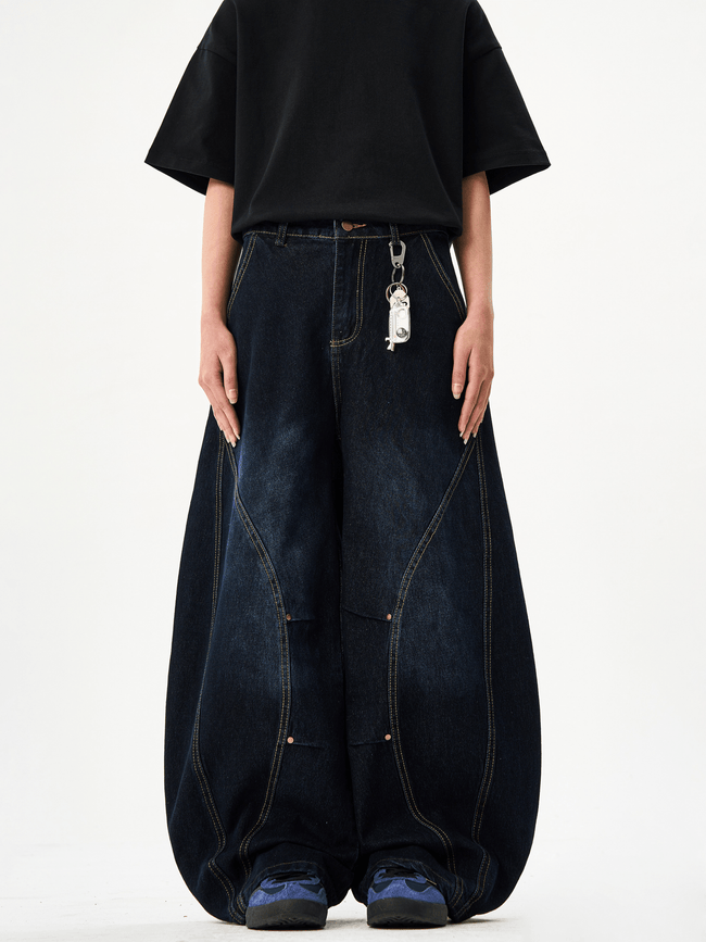 Vintage Wide - Leg Straight Denim - COPPING THREADS - CT Select Hover Image