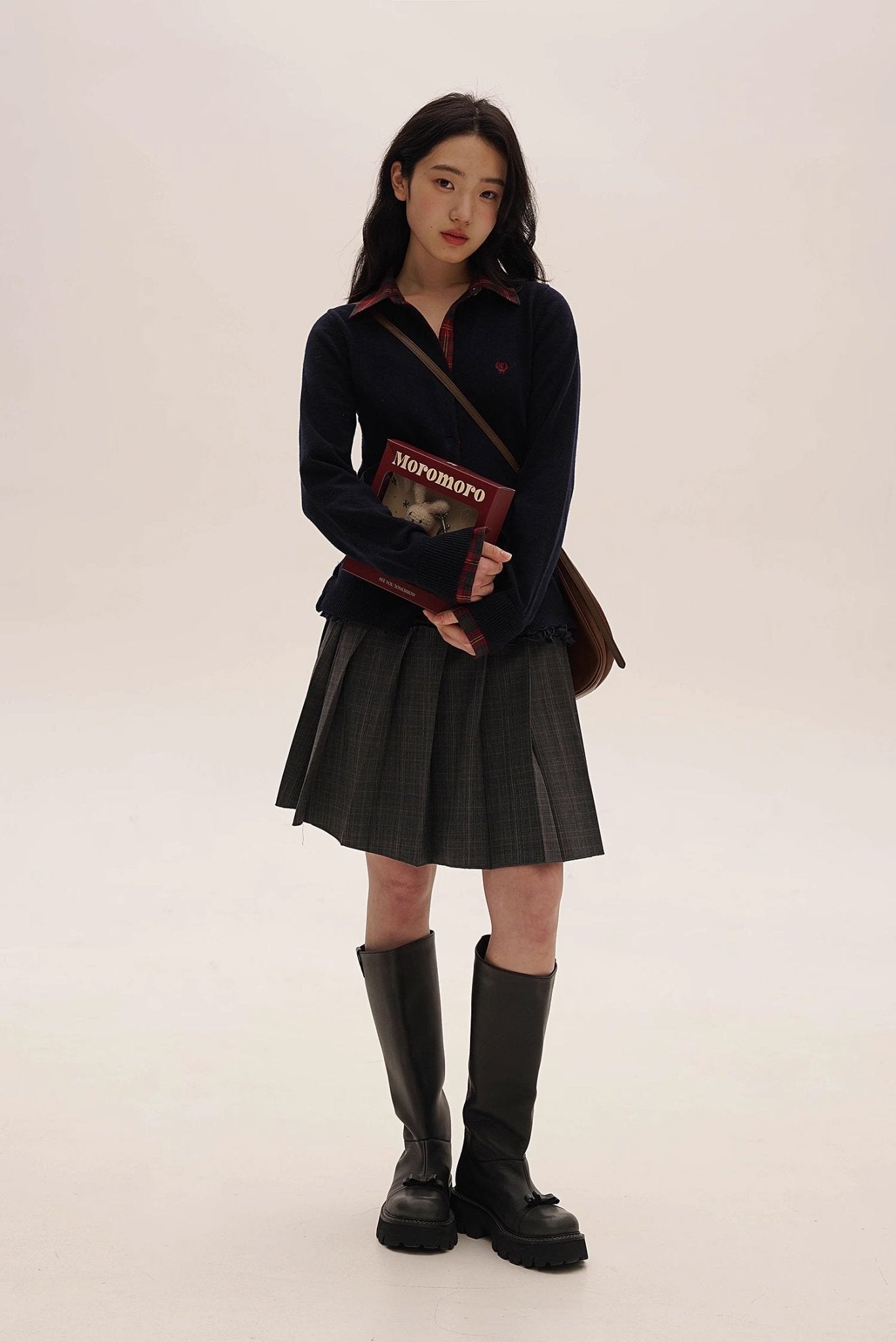 Vintage Wool Layered Patchwork Varsity Cardigan Shirt - COPPING THREADS - MOROMORO