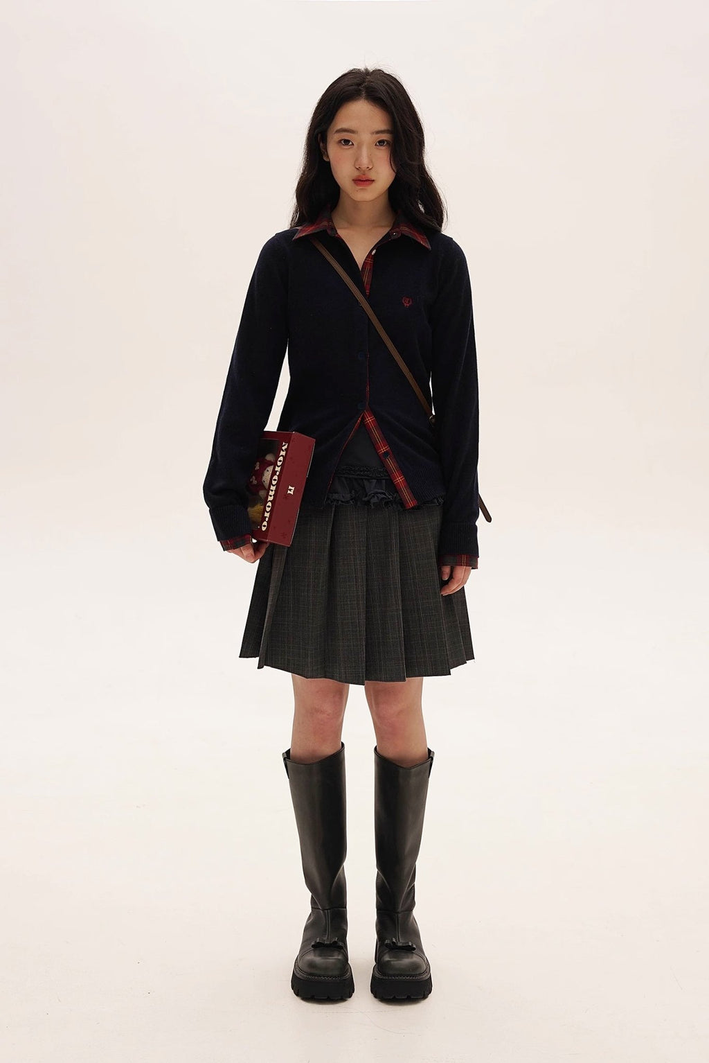 Vintage Wool Layered Patchwork Varsity Cardigan Shirt - COPPING THREADS - MOROMORO