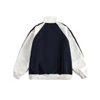 Vintage Zip - Up High Collar Striped Jacket - COPPING THREADS - CATTEE