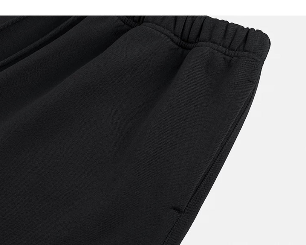 IDLT wide leg sweatpants, black side pocket.