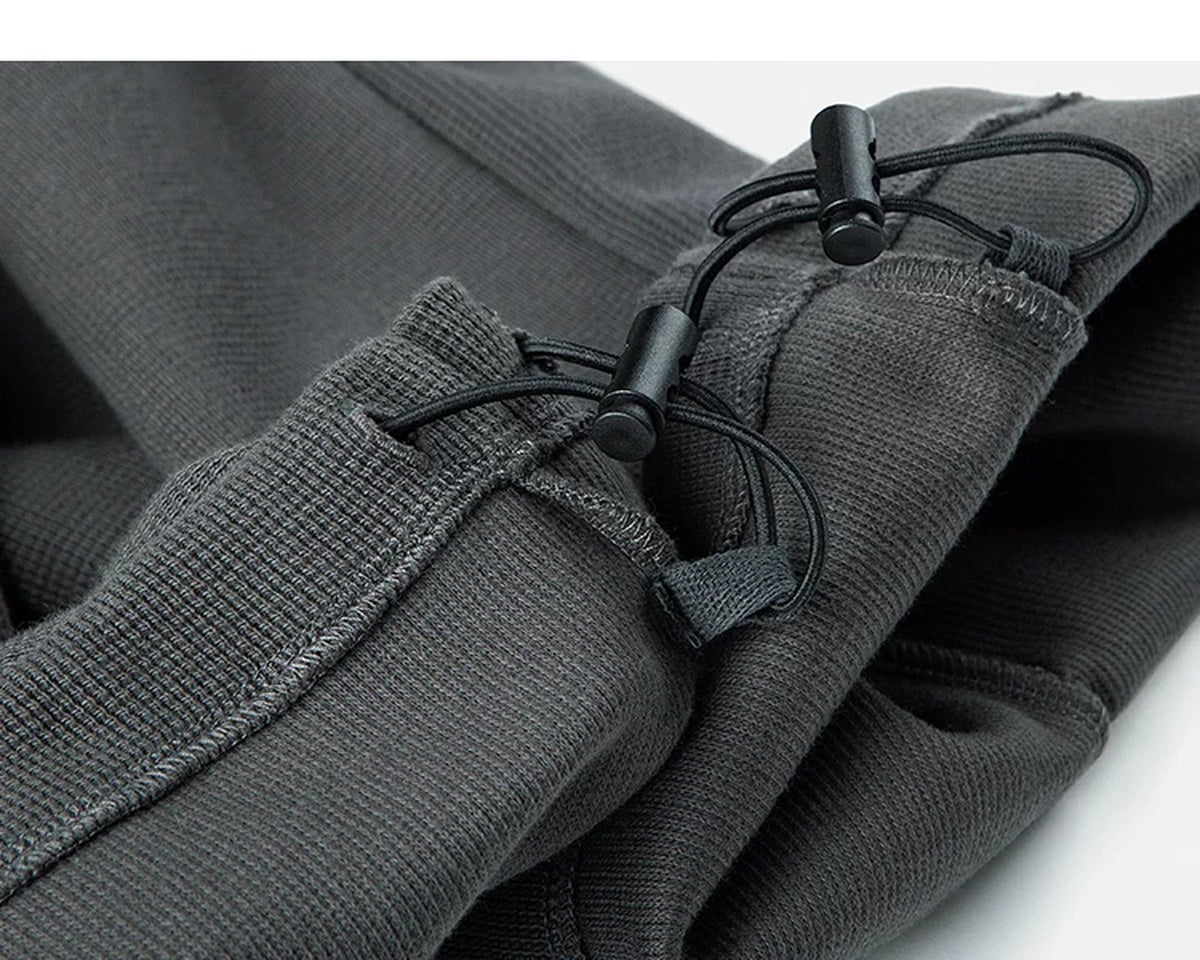 Waffle Drawstring Joggers - COPPING THREADS - IDLT