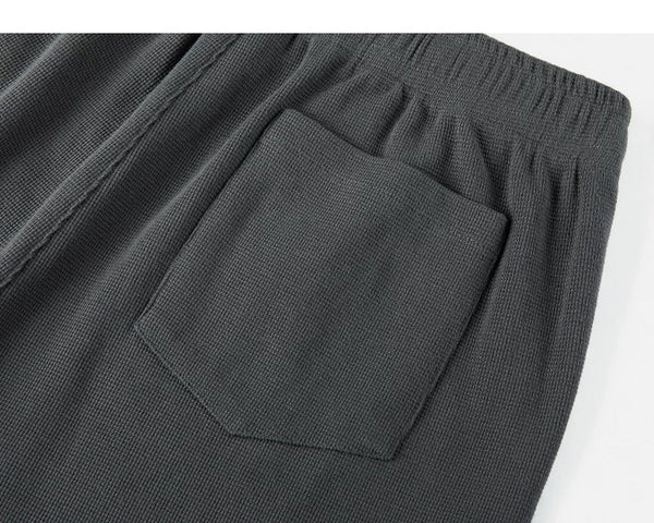 Waffle Drawstring Joggers - COPPING THREADS - IDLT