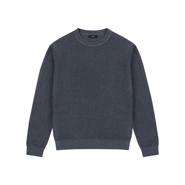 Waffle-Knit Crewneck Sweater - COPPING THREADS - IDLT