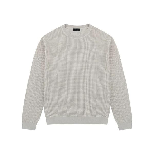 Waffle-Knit Crewneck Sweater - COPPING THREADS - IDLT