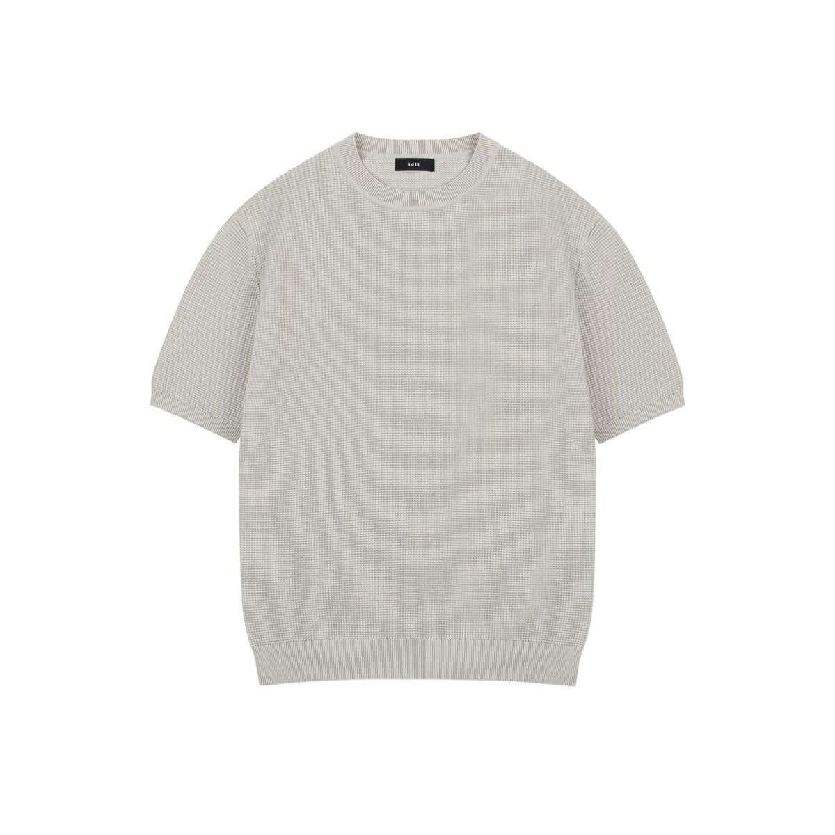 Waffle-Knit Crewneck Tee - COPPING THREADS - IDLT