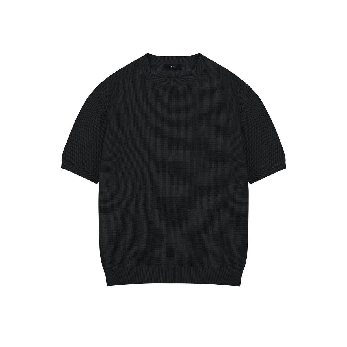 Waffle-Knit Crewneck Tee - COPPING THREADS - IDLT
