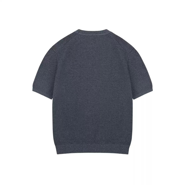 Waffle-Knit Crewneck Tee - COPPING THREADS - IDLT