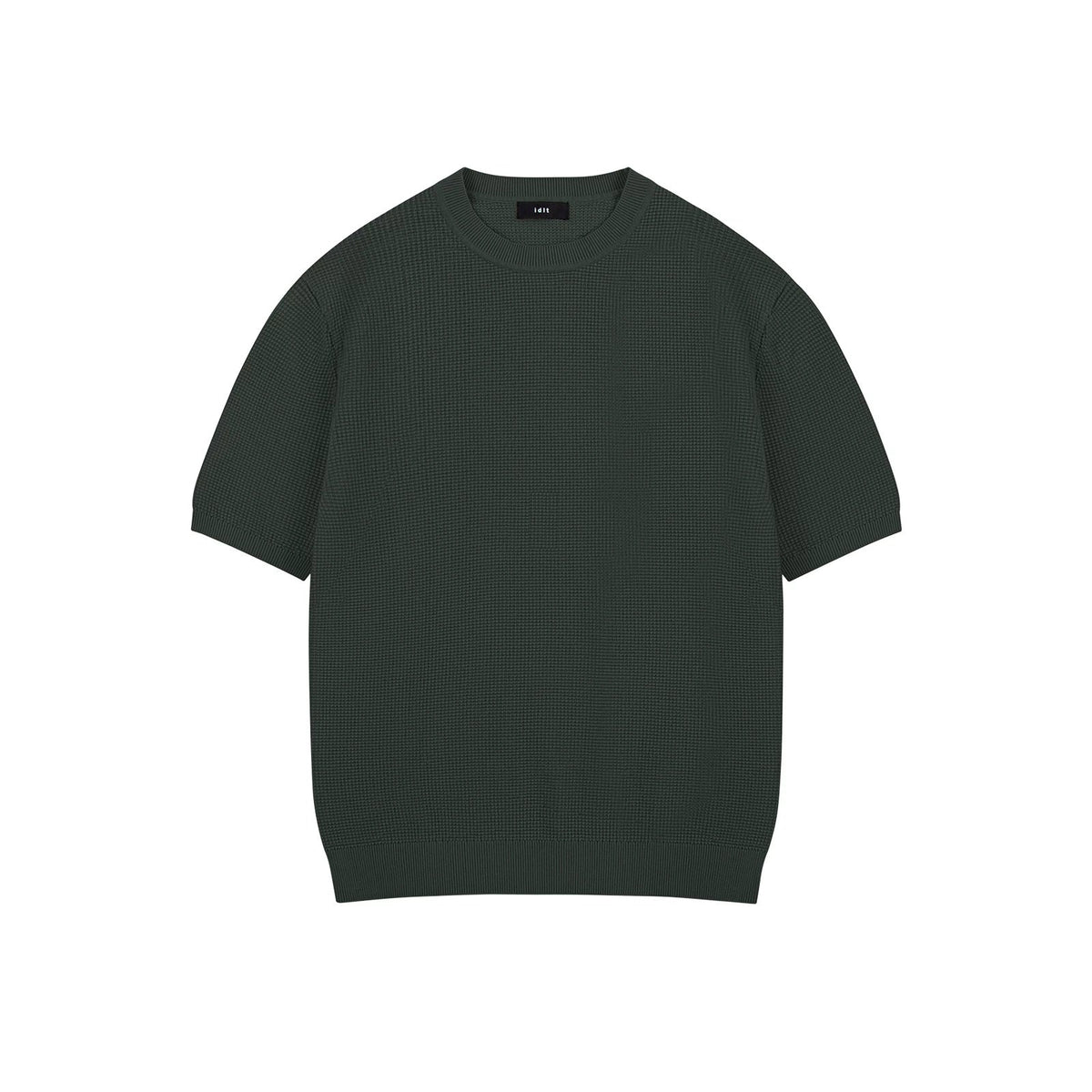 Waffle-Knit Crewneck Tee - COPPING THREADS - IDLT