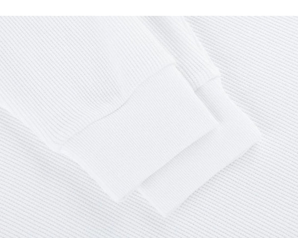 Waffle Long-Sleeve Henley - COPPING THREADS - IDLT