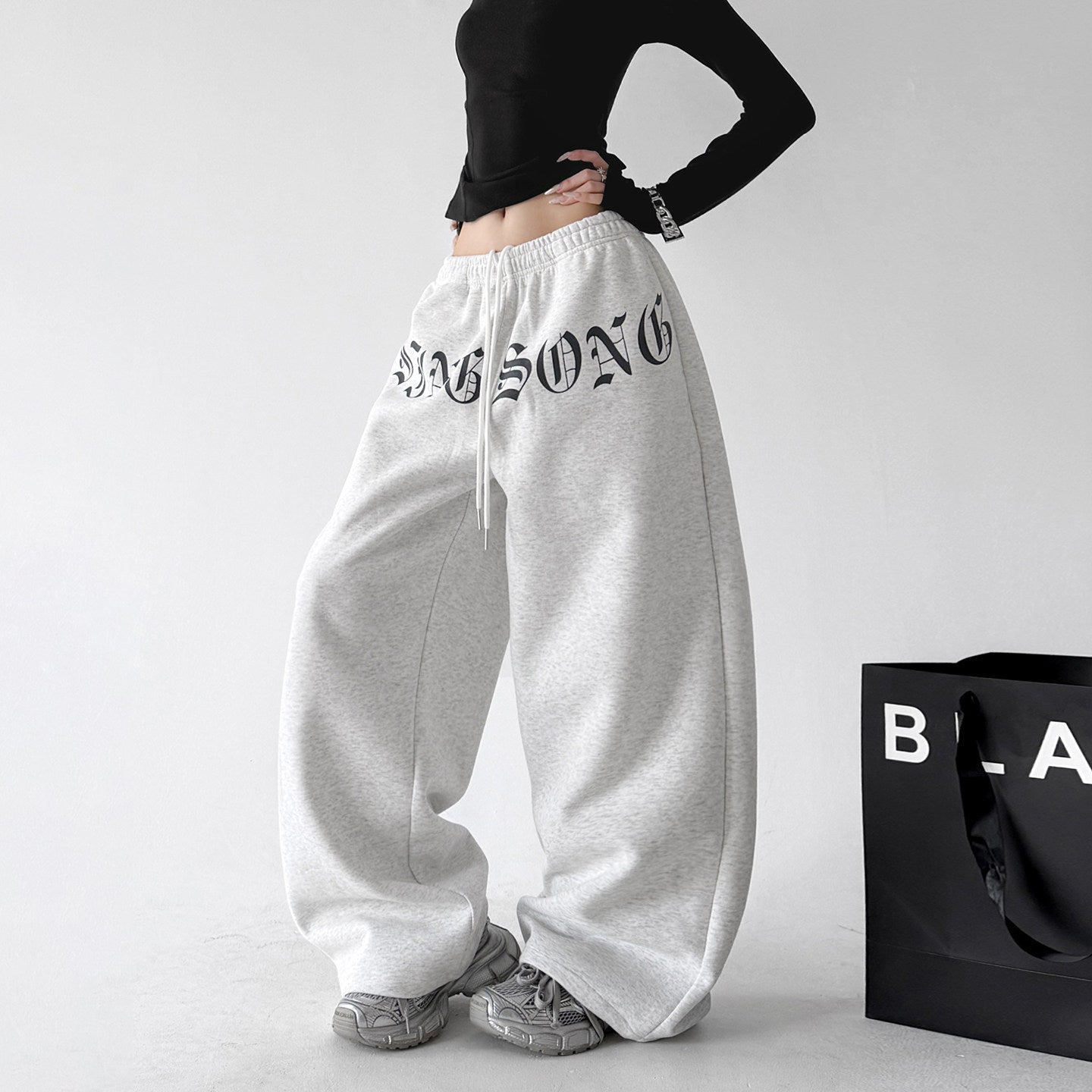 Waist-Print Balloon Sweatpants - CT3081 Zweitbild